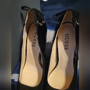 Black guess high heels